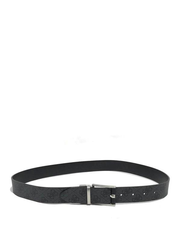 Guess Erkek Siyah Bükreş 4G Logolu Kemer - Image 1