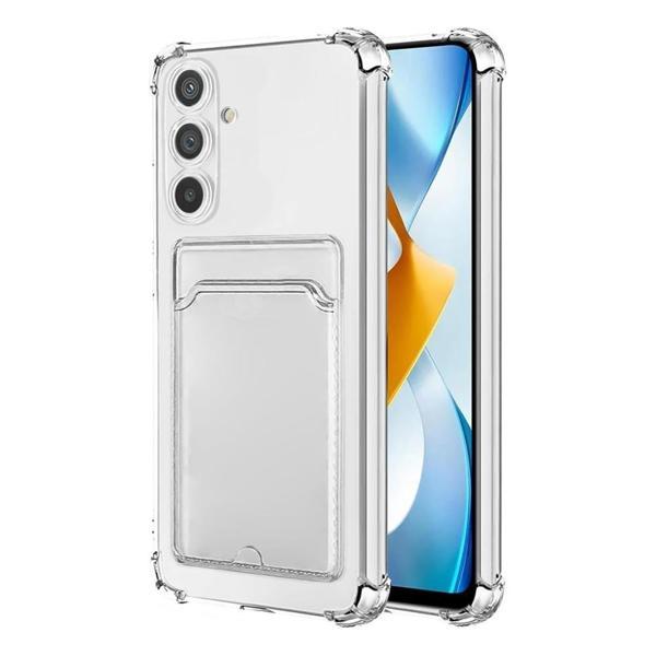 Samsung Galaxy A26 Kılıf Cardy Şeffaf Kartlık Cepli Kapak - Image 1