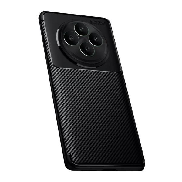 Oppo Reno 11 FS Kılıf Focus Carbon Desen Silikon Kapak - Image 1