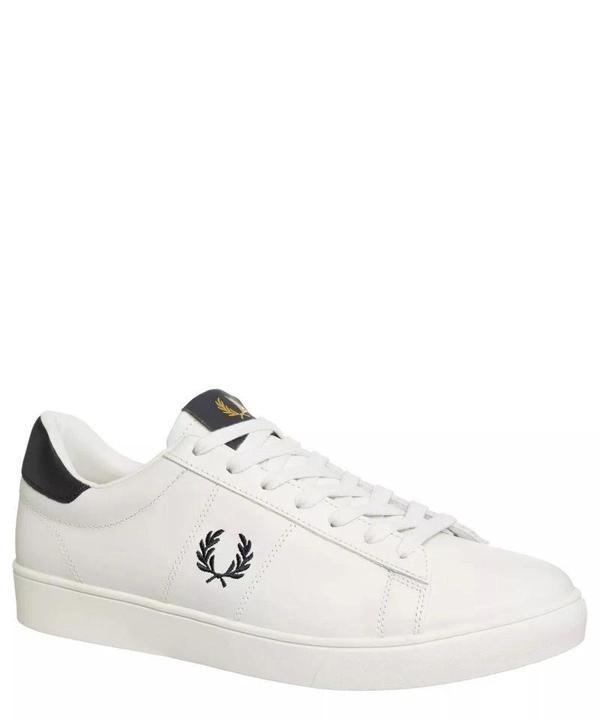 Fred Parry Erkek Beyaz Logo Detaylı Sneaker - Image 1