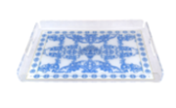 Lucky Art Florance Pleksi Tepsi 40x30cm - Image 1