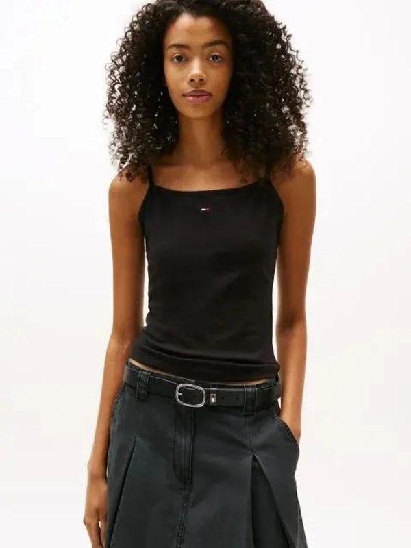 Tommy  Jeans Kadın  Siyah Askılı Üst - Image 1