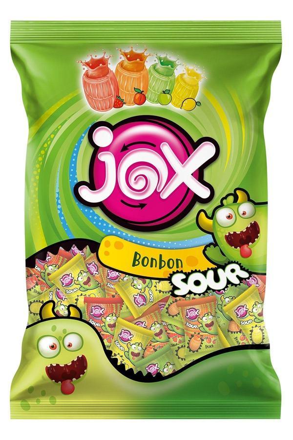 Jox Sour Meyve Aromalı Sıvı Dolgulu Ekşili Bonbon Şekerleme (5 G X200 Adet) - Image 1