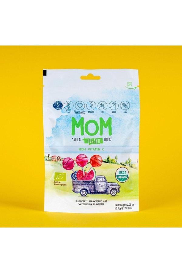 Mom Magical Organic Moods Lolipop 10 Adet - Image 1