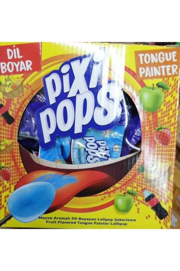 Pıxı Pops Lolipop Dil Boyayan 120 Adet - Image 1
