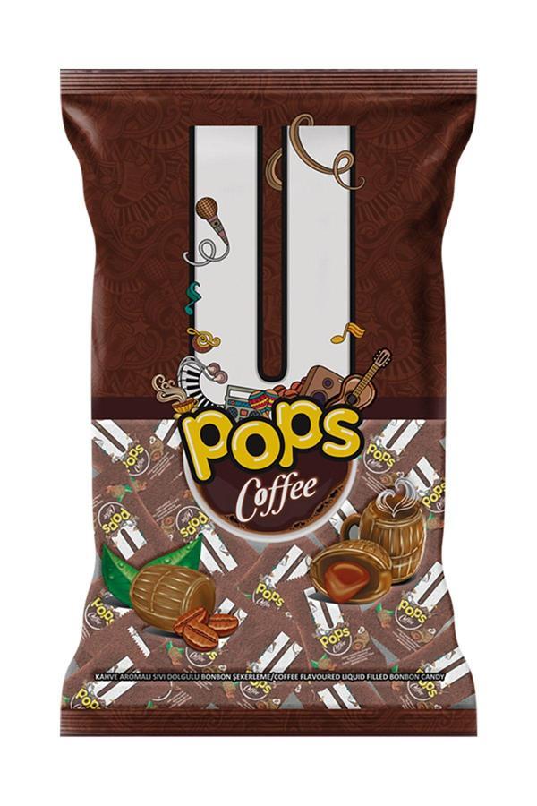 U Pops Coffee - Kahve Aromalı Sıvı Dolgulu Bonbon Şekerleme (5G X 200 Adet) - Image 1