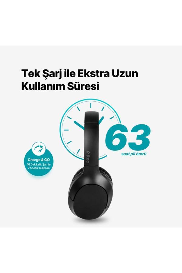 TTEC SOUNDMAX 3 KULAKÜSTÜ KABLOSUZ BLUETOOTH KULAKLIK - Image 1