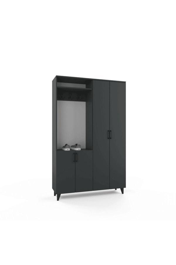 Anzera Venge Portmanto / Vestiyer - Antrasit - Kapaklı - Image 1