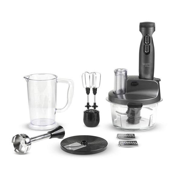 Leggno Gourmet Pro Blender Seti Metalik Gri-2000 w cam hazneli - Image 1