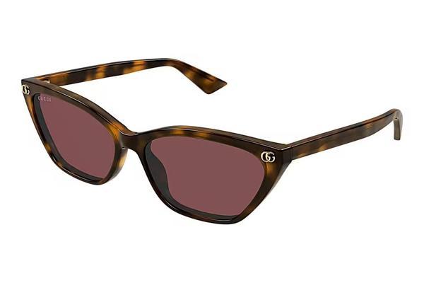 GUCCI  1815S 002 52-20 Kadın Havana Güneş Gözlüğü - Image 1