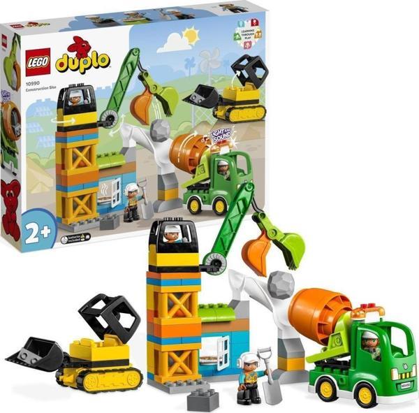 LEGO DUPLO Kasabası Inşaat Sahası 10990 İnşaat Sahası Oyuncak Yapım Seti +2 Yaş (61 Parça) - Image 1