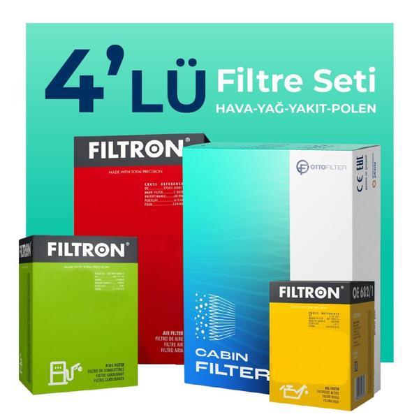 Filtron Audi Q5 40 TDi Filtre Bakım Seti (2021-2024) 4 LÜ - Image 1