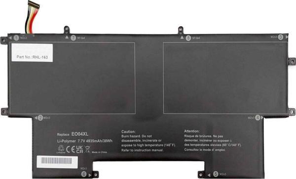 İnfostar Hp EliteBook EO04XL  Notebook Bataryası Pili - Ver.2 (Siyah Soket) - Image 1