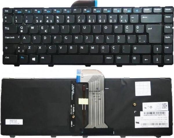 İnfostar Dell Inspiron 14-n3421, 14r-3421,14-N3437 Notebook Klavye Tuş Takımı -Işıklı - Image 1