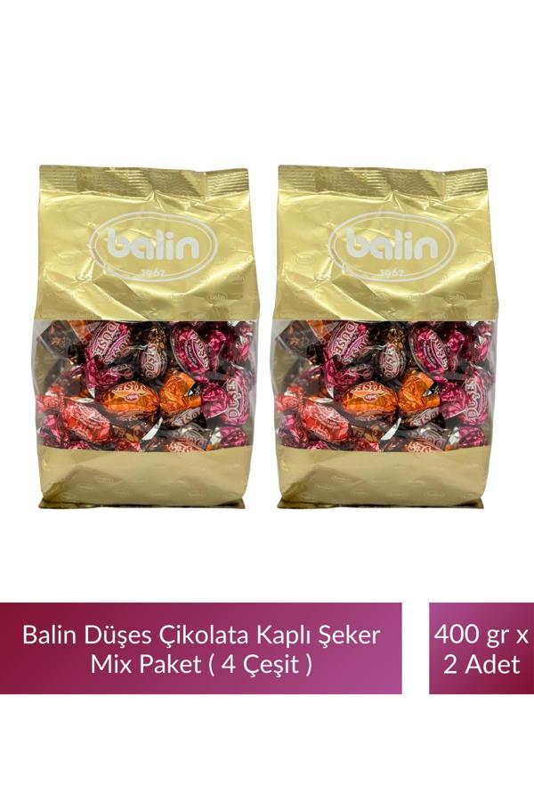 Balin Düşes Çikolata Kaplı Mix Şeker ( 4 Çeşit ) 400 gr x 2 Adet - Image 1