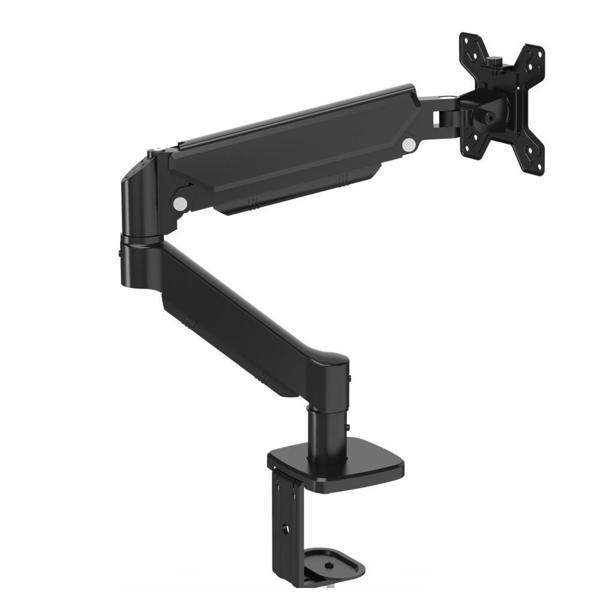 Sline M252 17-28inch Amortisörlü Hareketli Masa Üstü Tekli Monitör Standı - Image 1