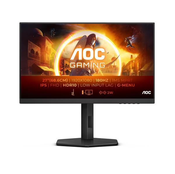 AOC 23.8" 24G4X 180Hz 0.5ms Adaptive Sync Pivot IPS Gaming Monitör (Ölü Pixel) - Image 1