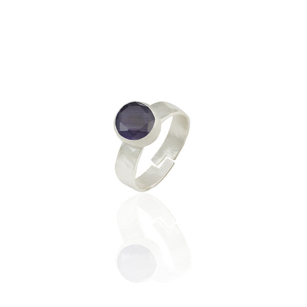 Kadir Jewellery 925 Ayar Gümüş Kaplama Zirkon Taşlı Ayarlanabilir Kadın Minimal Yüzük - Image 1