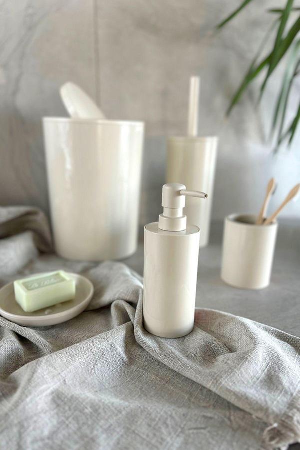 Primanova Flores 5li Banyo Seti Bej - Image 1