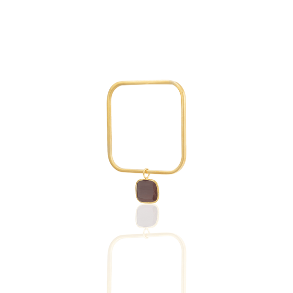 Kadir Jewellery 22 Ayar Altın Kaplama Zirkon Taşlı Ayarlanabilir Vintage Bilezik - Image 1