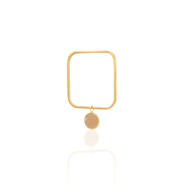 Kadir Jewellery 22 Ayar Altın Kaplama Zirkon Taşlı Ayarlanabilir Vintage Bilezik - Image 1