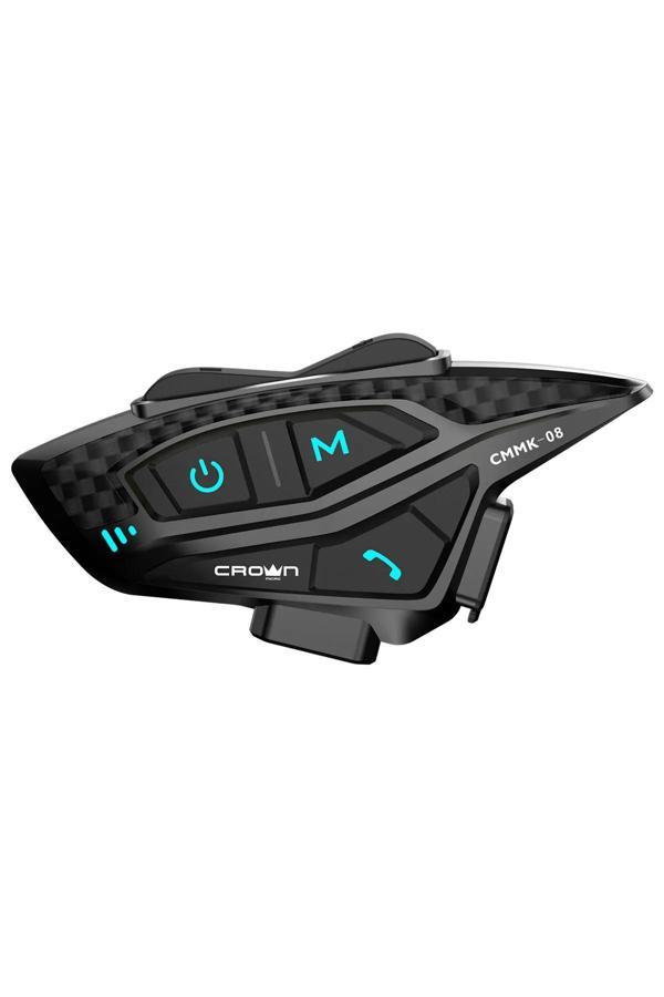 Crown Micro 8 Kişilik Motosiklet Kask Bluetooth İnterkom Seti CMMK-08 - Image 1