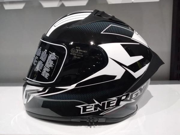 KASK MTS PRO 801 ENERGY GÜNEŞ GÖZLÜKLÜ BLACK/WHITE - Image 1