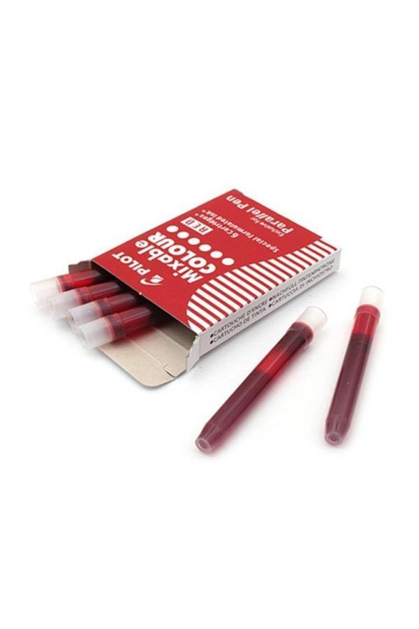 Pilot Parallel Pen Orjinal Kartuş Kırmızı (6 Adet) - Image 1