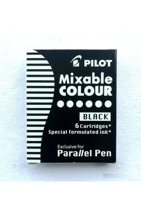 Pilot Parallel Pen Orjinal Kartuş Siyah (6 Adet) - Image 1