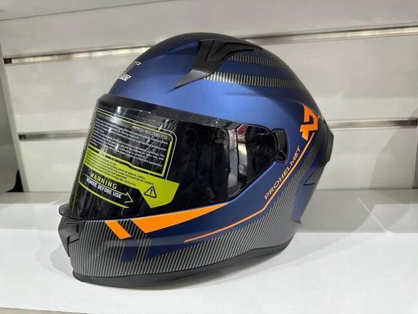 KASK MTS PRO 910 GÜNEŞ GÖZLÜKLÜ MAVİ/TURUNCU - Image 1
