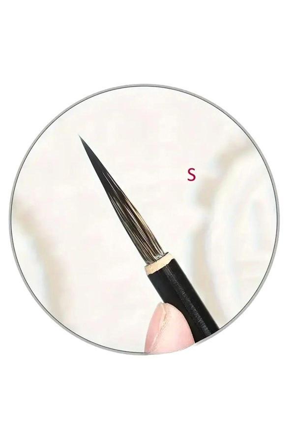 Sanathobi Tahrir Fırçası No:1-S Beden 2.1Cm Uç Uzunluğu-(Çini, Seramik, Tezhip, Minyatür,Boyama Sanatları) - Image 1