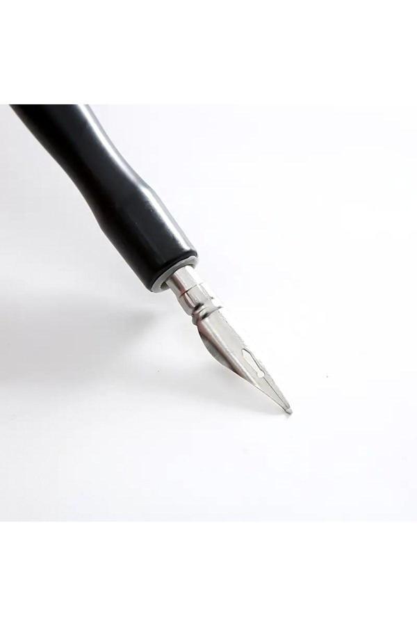 Sanathobi Tarama Sapı, Geçmeli Ergonomik Divit Tutucu, Hunt 102-Brause Horoz Tarama Ucu 513 Uygundur-1 Adet - Image 1
