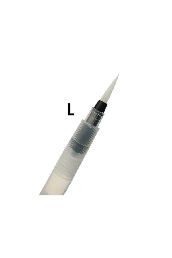 Sanathobi Fırça Uçlu, Brush Pen, Suluboya Fırçaları, Su Ve Mürekkep Hazneli Fırça Kalem-L Beden - Image 1