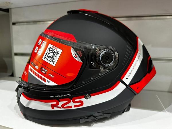 KASK MT THUNDER 4 SV R25 B5 MAT SİYAH/KIRMIZI - Image 1
