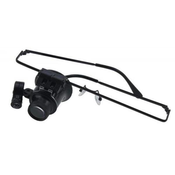 Gözlük Model 20x16mm Optik Lens Led Işık Monoküler Büyüteç - Image 1