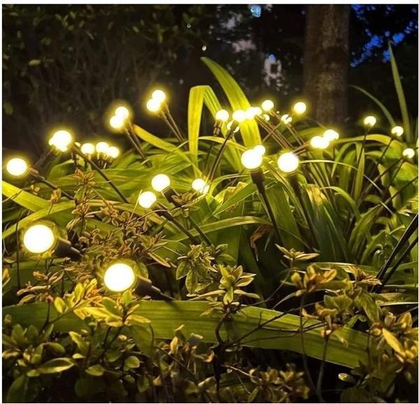 8 Led'li Güneş Enerjili Bahçe Çiti Aydınlatma Lamba (sarı) - Image 1