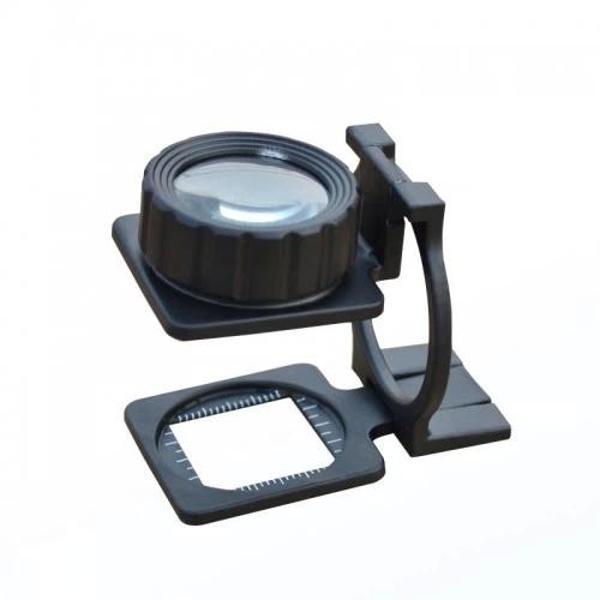 Tekstilciler Için  Kumaş Kontrolü Büyüteç,katlanan, Metal 15x Büyütme - Image 1