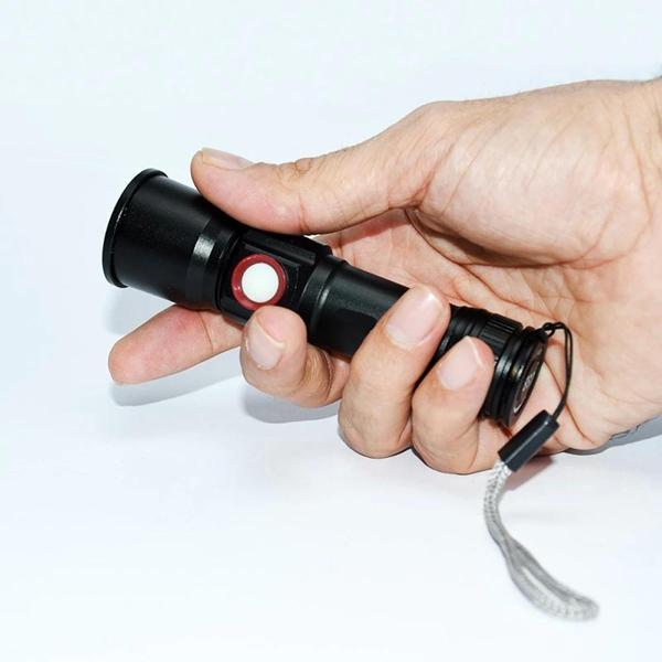 Xml-2 Led 1.000 Lümen  Usb Şarjlı El Feneri  Wt-611 - Image 1