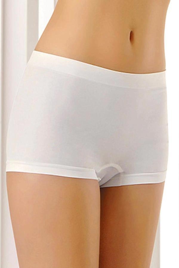 Beyaz Dikişsiz Kadın Boxer Korse Korse - 700 - Image 1
