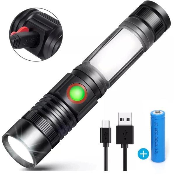 Geniş Açılı P50 Led Şarjlı El Feneri  Wt-601 - Image 1