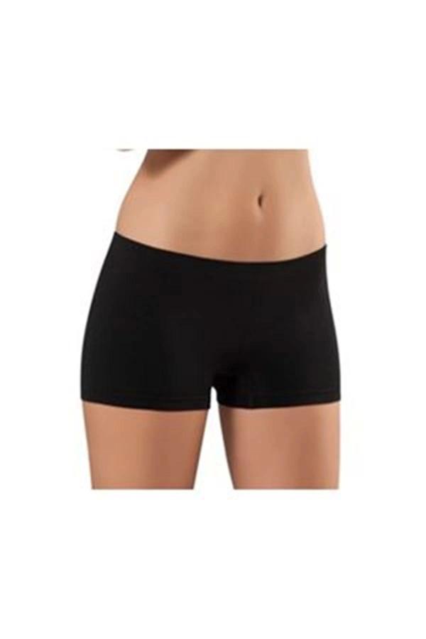 Siyah Dikişsiz Kadın Boxer Korse - 700 - Image 1