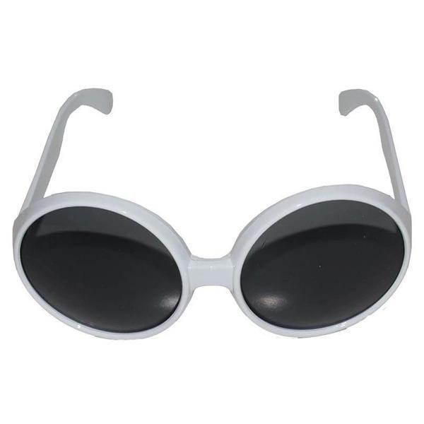 80 Li Yıllar Beyaz Renk Nostalji Yeşilçam Parti Gözlüğü - Image 1