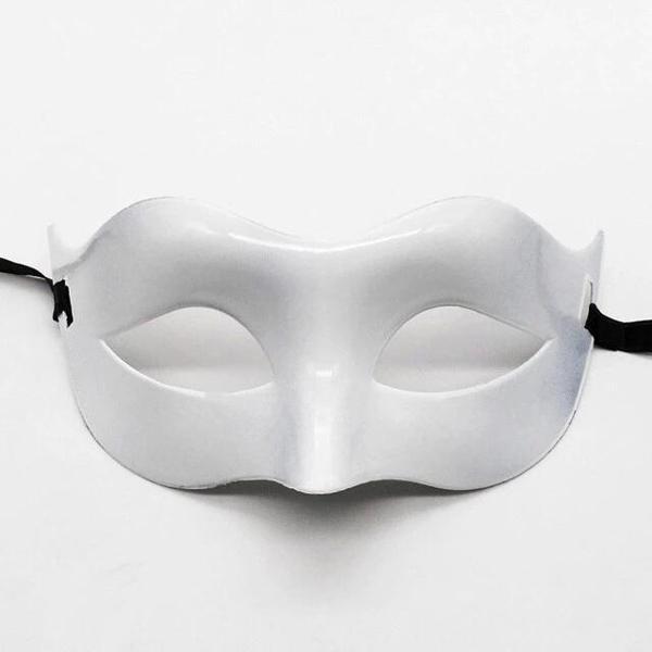 Beyaz Renk Masquerade Kostüm Partisi Venedik Balo Maskesi - Image 1