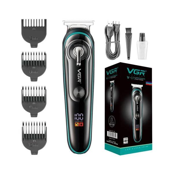 Vgr V-075 T Bıçak Sıfır Kesim Lcd Ekran Şarjlı Tıraş Makinesi - Image 1