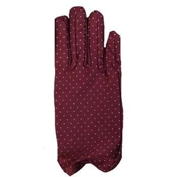 Bordo Renk Puanlı Çocuk Eldiveni - Image 1