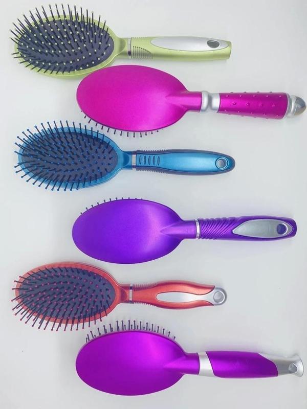 Haowei Oval Renkli Saç Fırçası Tarak - Image 1