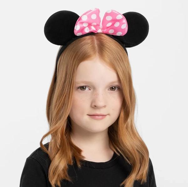 Pembe Fiyonklu Minnie Mouse Tacı Mini Kulak - Image 1