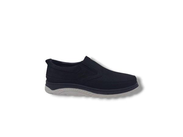 Modesa 251 Erkek Siyah Nubuk Deri Loafer Ayakkabı - Image 1