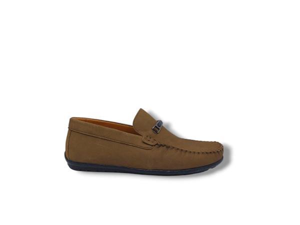Modesa 272 Erkek Kum Tokalı Nubuk Deri Loafer Ayakkabı - Image 1