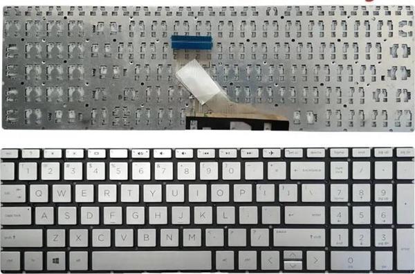 İnfostar Hp 15-DWTPN-C135 Uyumlu Notebook Klavyesi - Silver - TR - Image 1